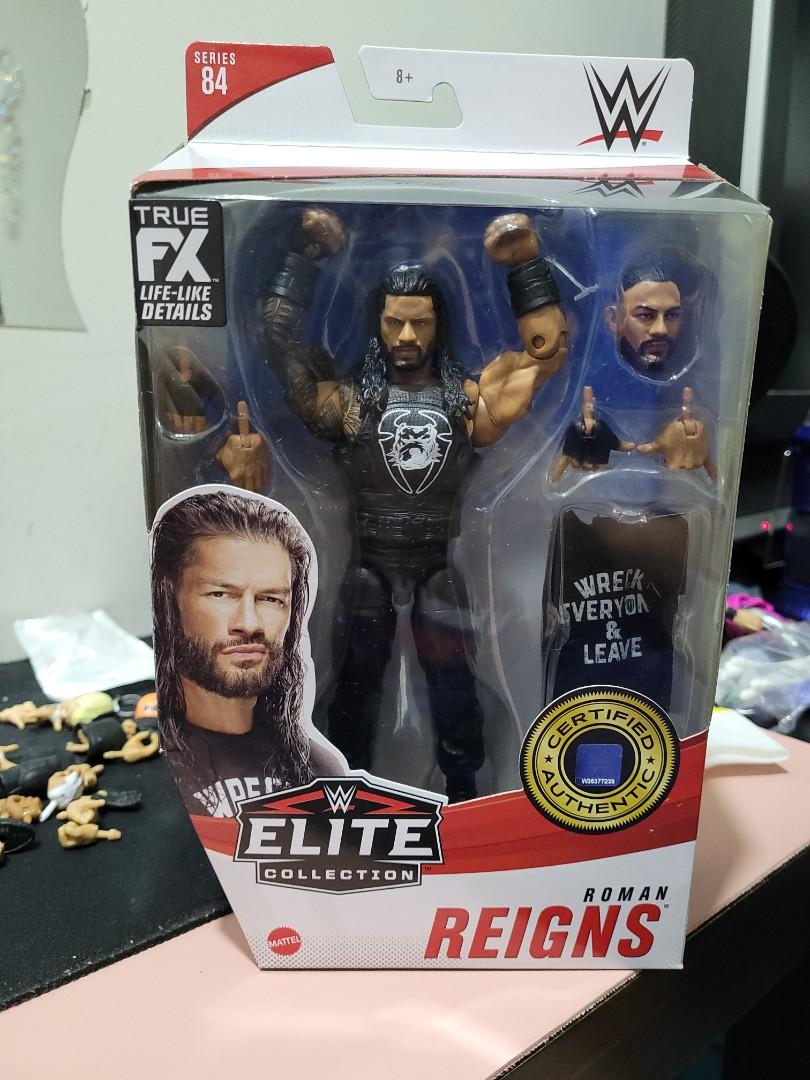 Mattel Wwe Elite 84 Roman Reigns Action Figure Toys Games Action Figures Collectibles On Carousell