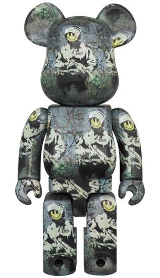 Medicom Toys Be@rbrick BearBrick Banksy 班克斯Riot Cop 1000%, 興趣