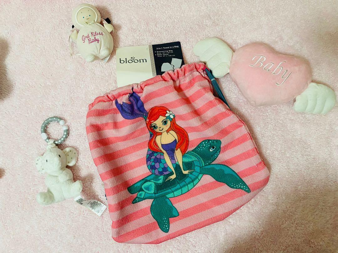 Mermaid Baby Towel (Category: Other Baby Bathing & Changing Needs) located in Quezon City. Submitted by lovetodeclutteritems (Listing ID 1119608044, Image 1). Description: Bought in Sm Store for Php449.75 Selling it for P350 only New w/ Tag.