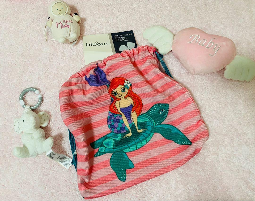 Mermaid Baby Towel (Category: Other Baby Bathing & Changing Needs) located in Quezon City. Submitted by lovetodeclutteritems (Listing ID 1119608044, Image 2). Description: Bought in Sm Store for Php449.75 Selling it for P350 only New w/ Tag.