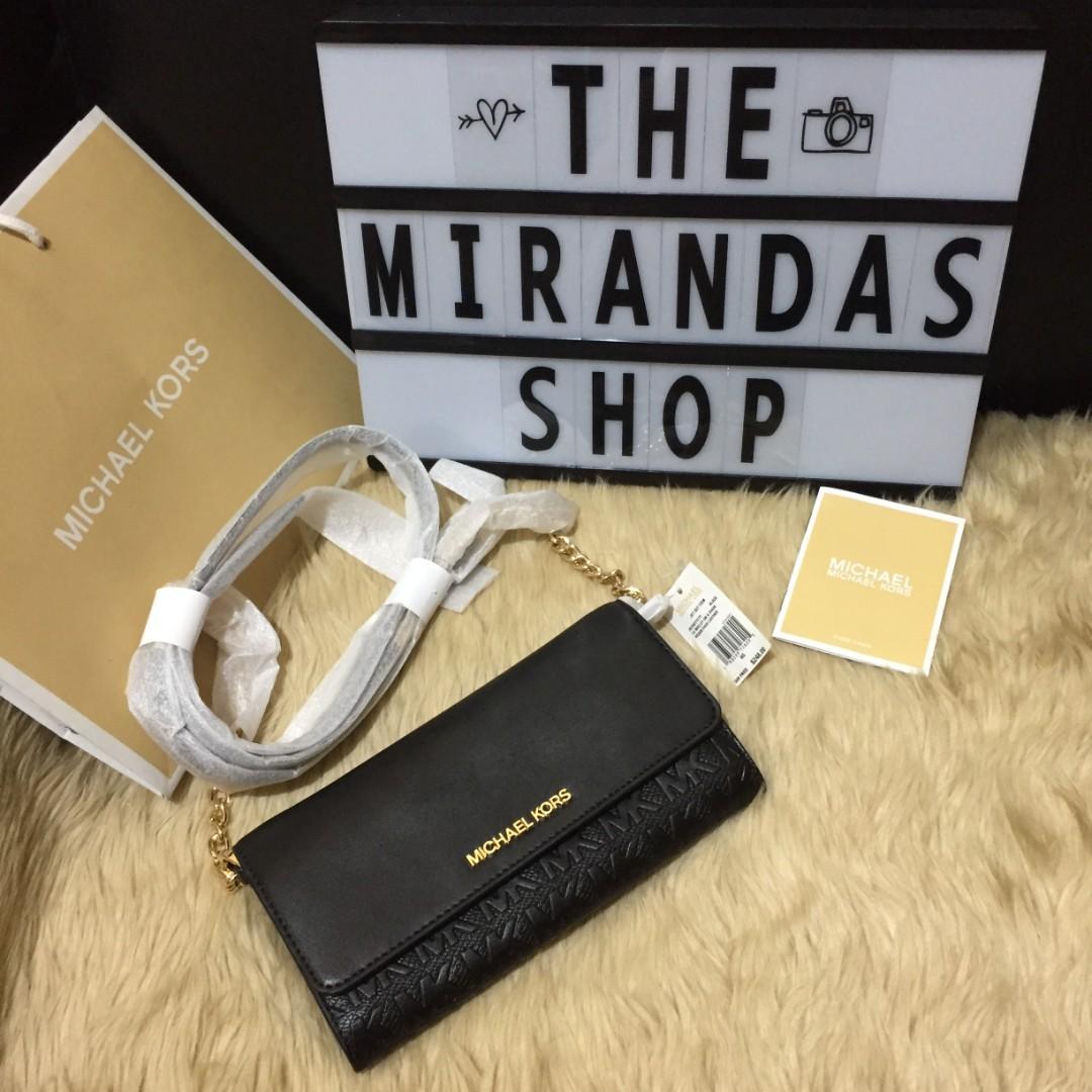 MK crossbody Bag (black), Luxury, Bags & Wallets on Carousell
