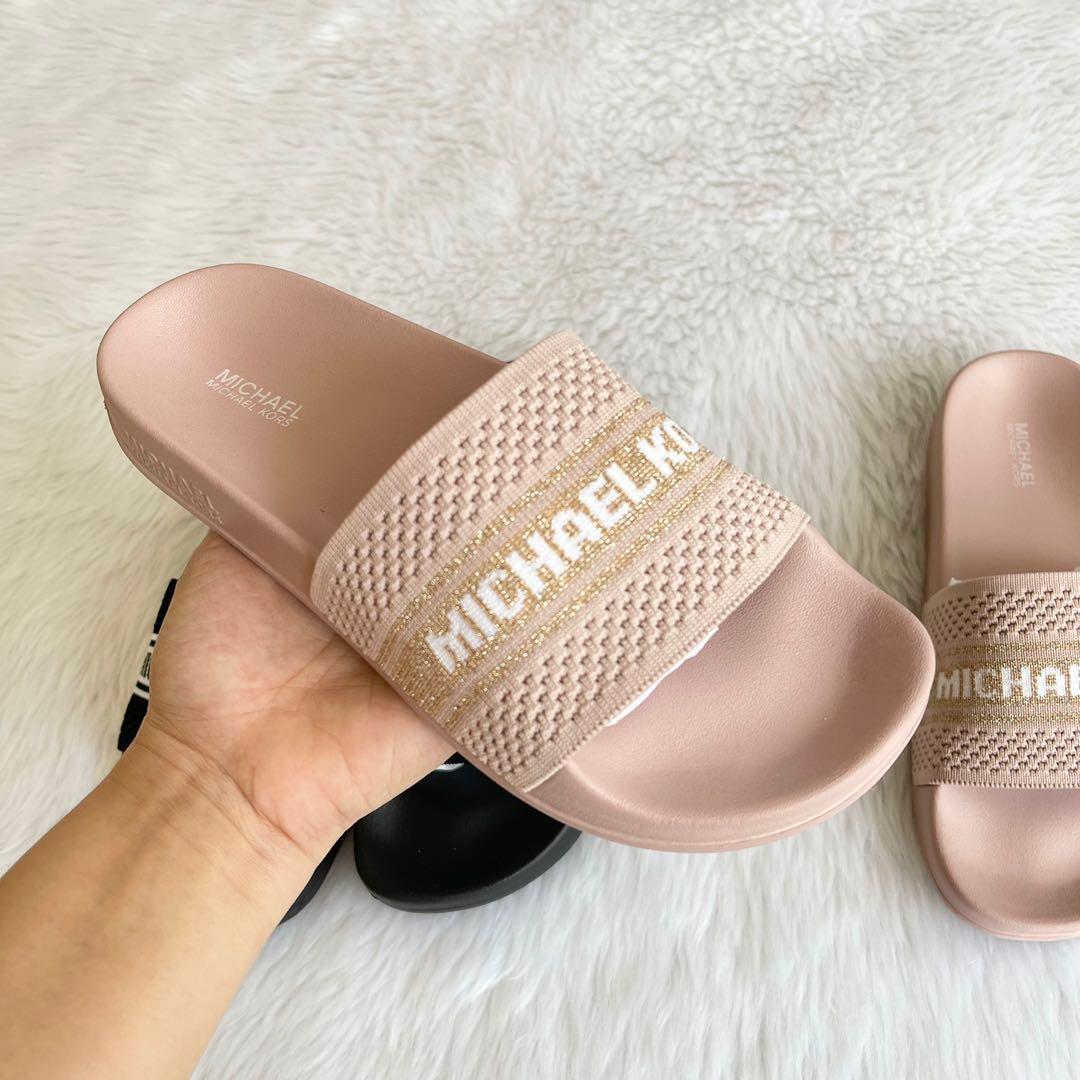 michael kors gilmore slides pink