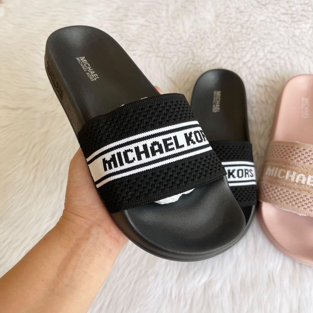Michael Kors Gilmore Slides, Men's Fashion, Footwear, Slippers & Slides on  Carousell