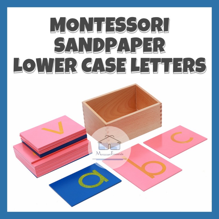 Montessori Sandpaper Lower Case Letter (Classroom), Hobbies & Toys