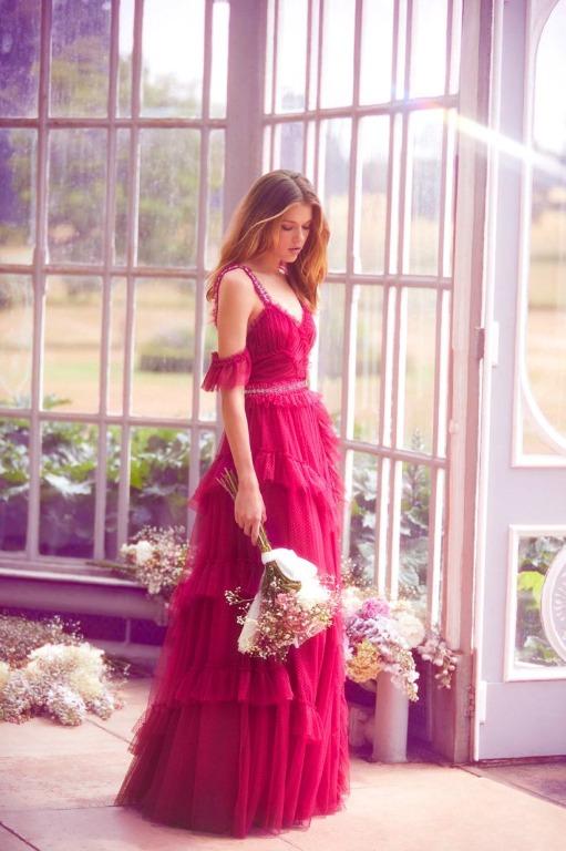 needle and thread evening gowns