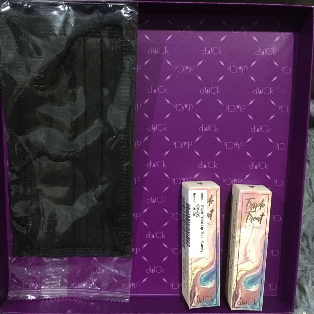 New Duck Triple Treat Lip Trio Health Beauty Makeup On Carousell