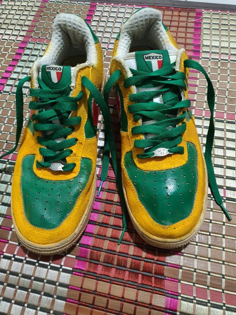 Nike air force 1 mexico custom, Men's Fashion, Footwear, Sneakers on