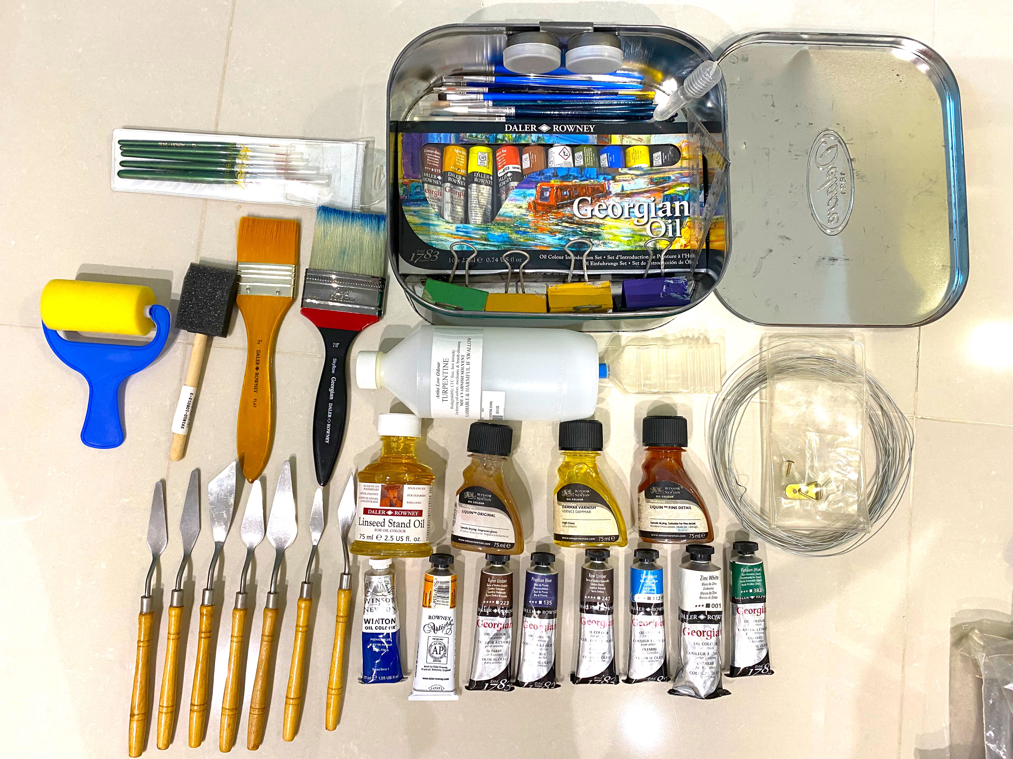 Oil painting starter kit, Hobbies & Toys, Stationery & Craft, Art