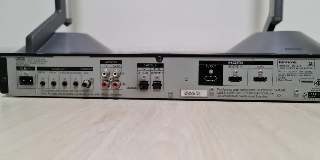 Panasonic wireless home theatre SU-ZT1, TV & Home Appliances, TV