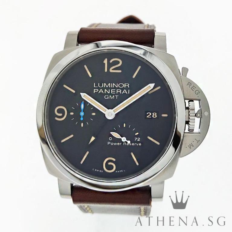 PANERAI LUMINOR 1950 GMT 3 DAYS POWER RESERVE 44MM T SERIES