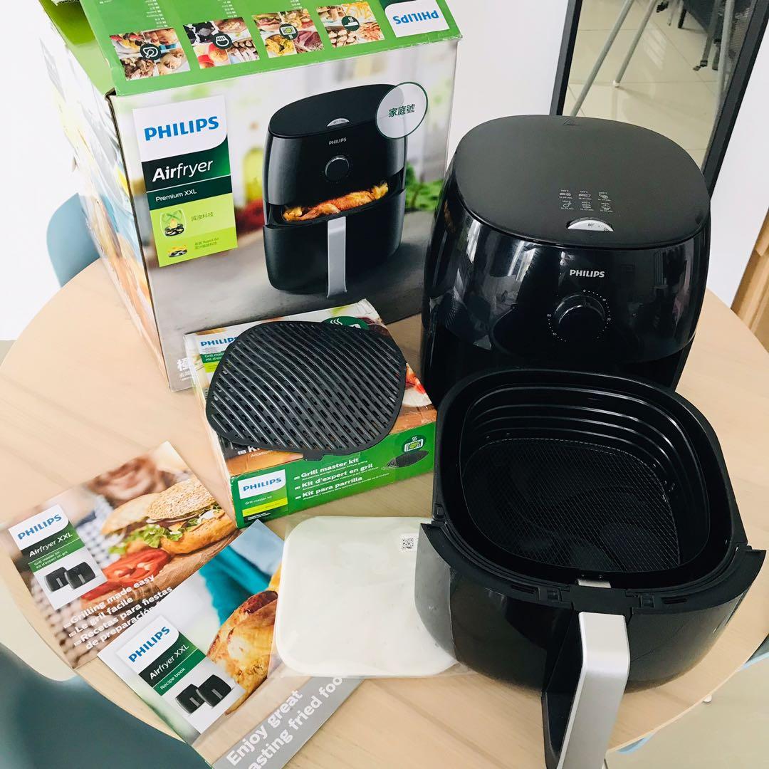 (FREE Grill Sets worth RM165) Philips Air Fryer Premium XXL, TV & Home