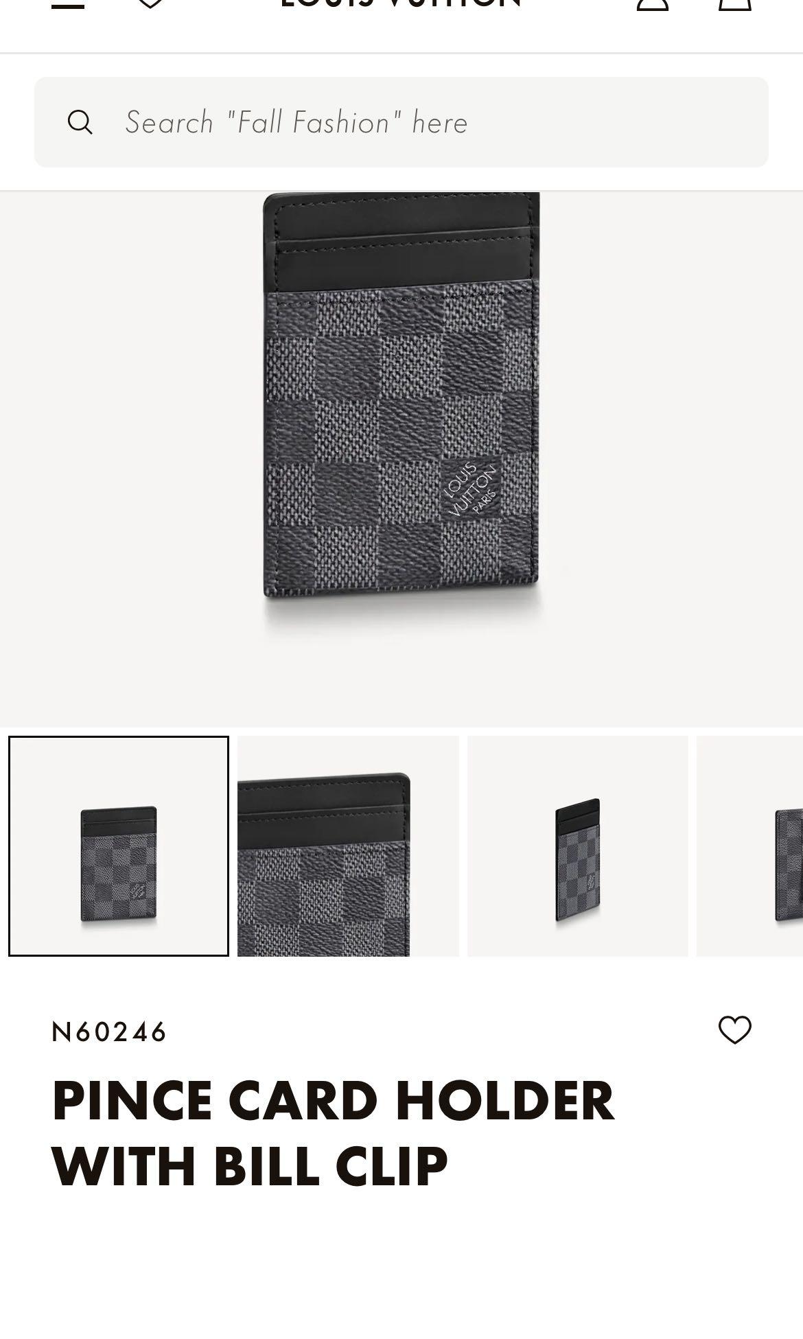 Pince Card Holder with Bill Clip, Luxury, Bags & Wallets on Carousell