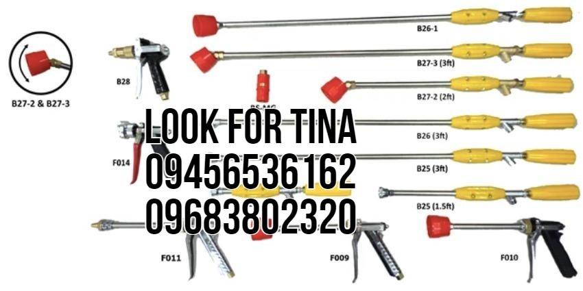 Power sprayer accesories & parts (Category: Construction Tools & Equipment) located in Manila. Submitted by tina.sales (Listing ID 1119476877, Image 1). Description: Power sprayer accesories & parts Brand: Best & Strong Code: F014 PRICE: 617.