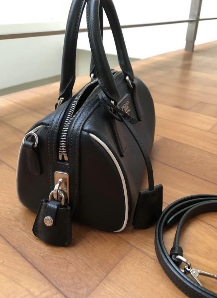 Prada mini 2025 bowling bag