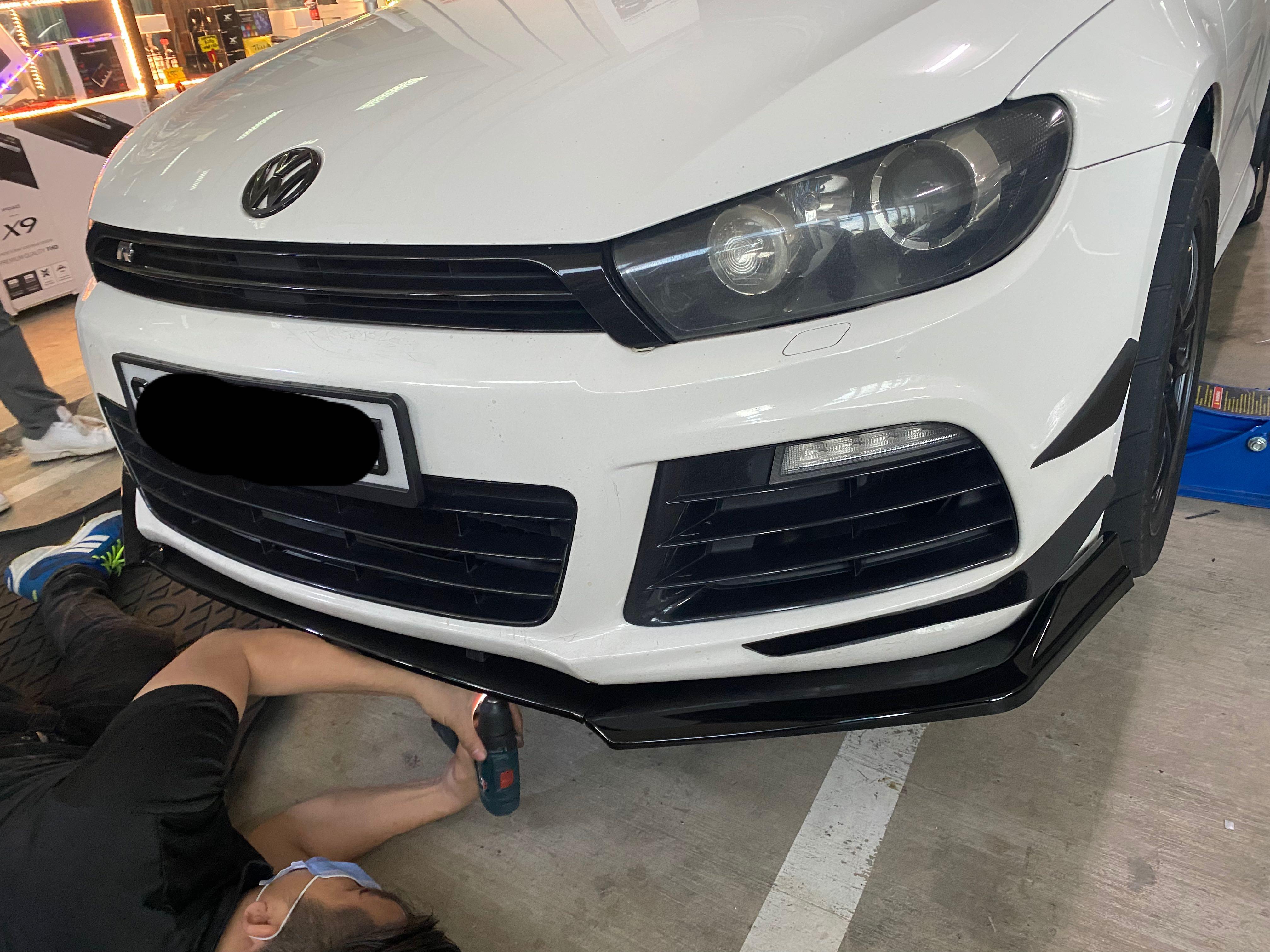 Professional installation universal front lip at affordable price!, Car