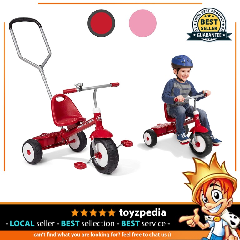 Radio Flyer Deluxe Steer and Stroll Trike, Babies & Kids, Infant