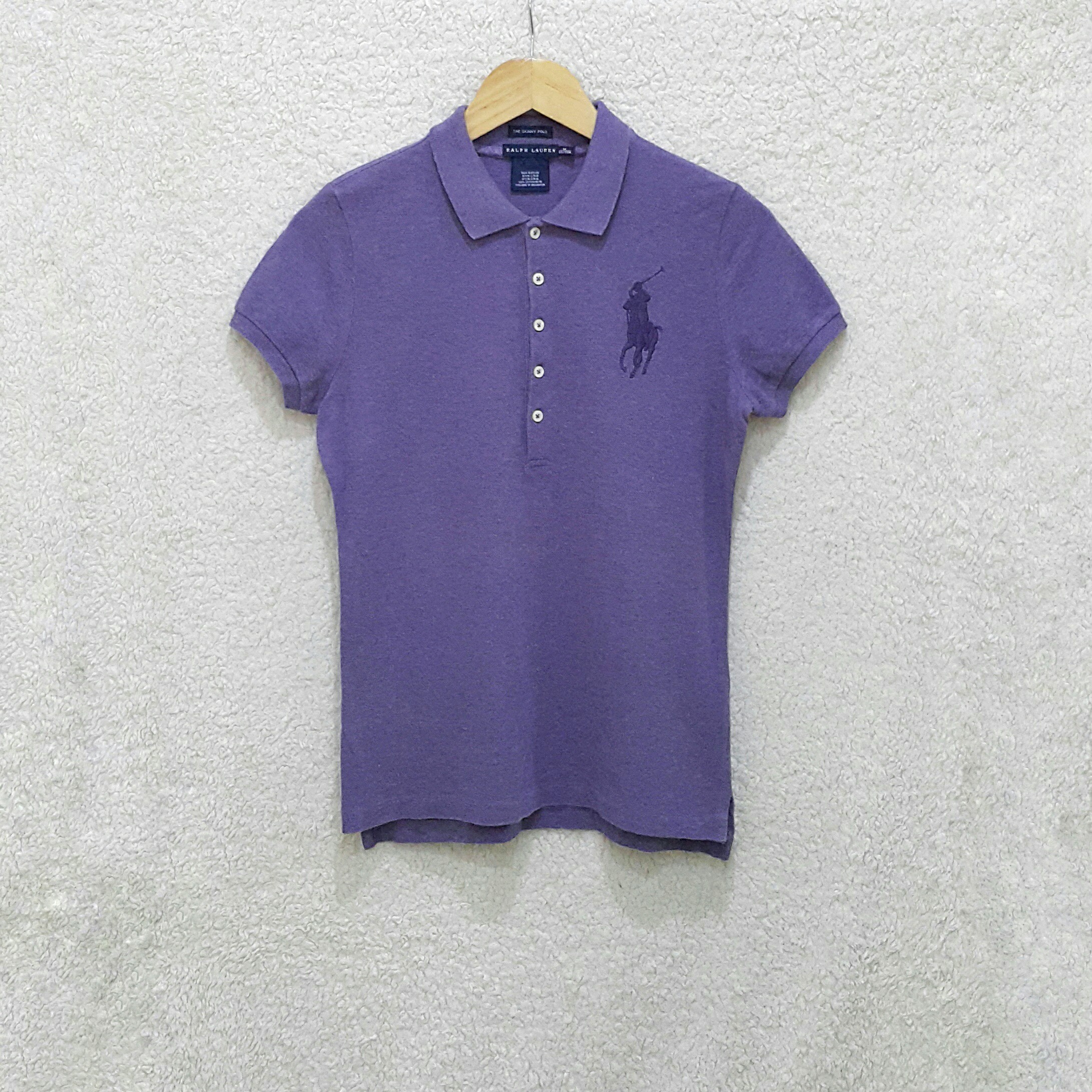 Ralph Lauren Purple Polo Shirt, Women's 
