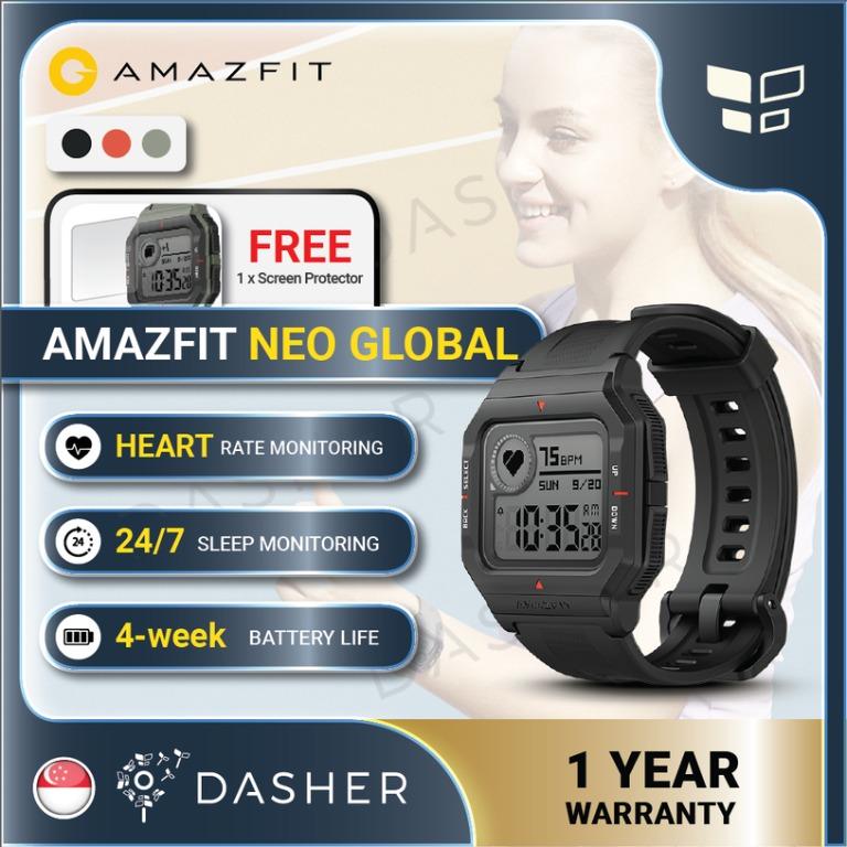 Ready Stock Amazfit NEO Smart Watch Always On Display Heart Rate