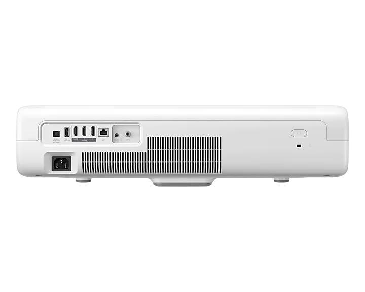 SAMSUNG PREMIERE 4K LASER PROJECTOR LSP7T (Category: Projectors) located in Quezon City. Submitted by annys.online (Listing ID 1119548107, Image 3). Description: SAMSUNG 4K Laser Projector LSP7T Projector Resolution: 4K Brand: Samsung Product Status: In Stock Native Resolution: 3840x2160 Aspect Ratio: 16:9 [HD] Lumens: 2200 Chipset: DLP Contrast Ratio: 1,000:1 Light Source: Laser Resolution Type: Native Throw Type: Ultra Short Throw Lens Shift: N