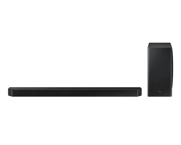 SAMSUNG SOUNDBAR (Category: Soundbars, Speakers & Amplifiers) located in Quezon City. Submitted by annys.online (Listing ID 1119545698, Image 3). Description: Samsung Soundbar HW-Q600A- 15,500 Adaptive Sound Mode; Samsung Acoustic Beam; Game Pro Mode, Dolby Atmos/DTS:X; True 3.1.2ch Sound; Q-Symphony HW-Q800A/XP-20,900 * True 3.1.2ch Sound * Dolby Atmos / DTS:X * Q-Symphony * SpaceFit Sound HW-Q900A-39,000 * True 7.1.2ch sound * Q-Symphony * Spac