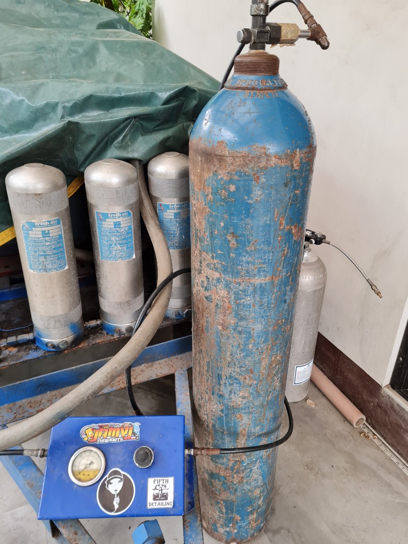 Scuba tank refill on Carousell