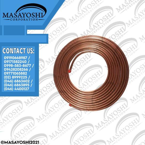 Seamless Copper Tubes 1/2 x .022 x 15 meters/coil Heat Exchanger