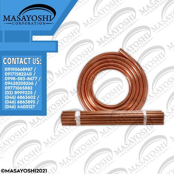 Seamless Copper Tubes 3/8 x .028 x 15 meters/coil Tubing Aircon