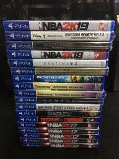 Selling Ps4 Games (sealed)