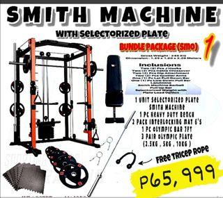 Smith machine package promo with selectorized plate