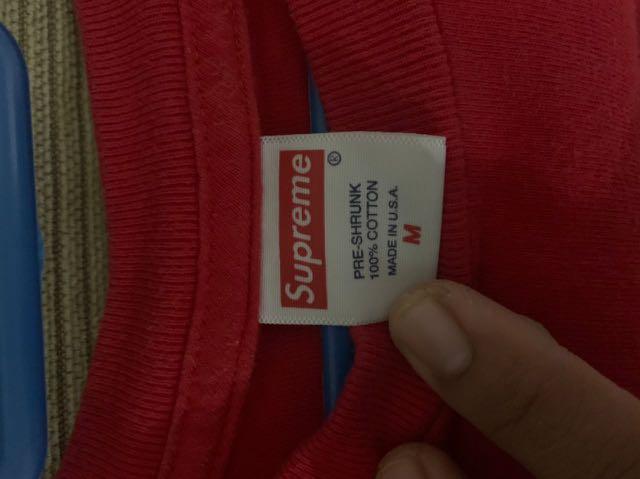 Supreme Cupid Tee Red, Men's Fashion 