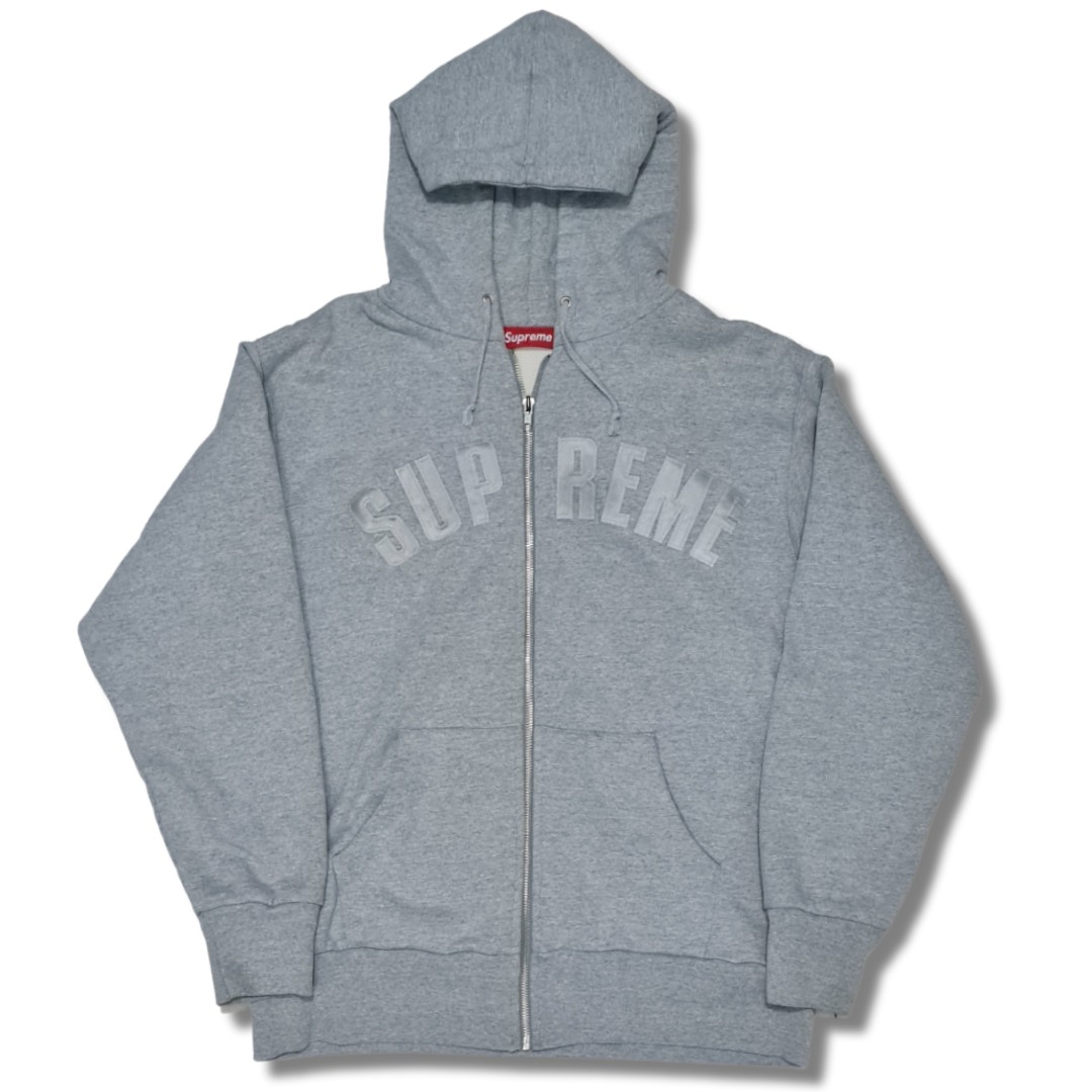 Supreme arc logo discount thermal zip up hoodie