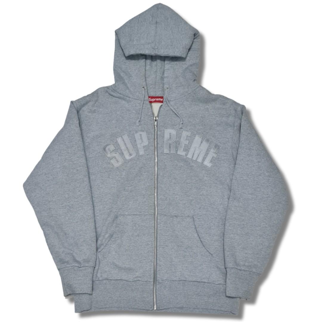 Supreme arc logo 2025 thermal zip up hoodie