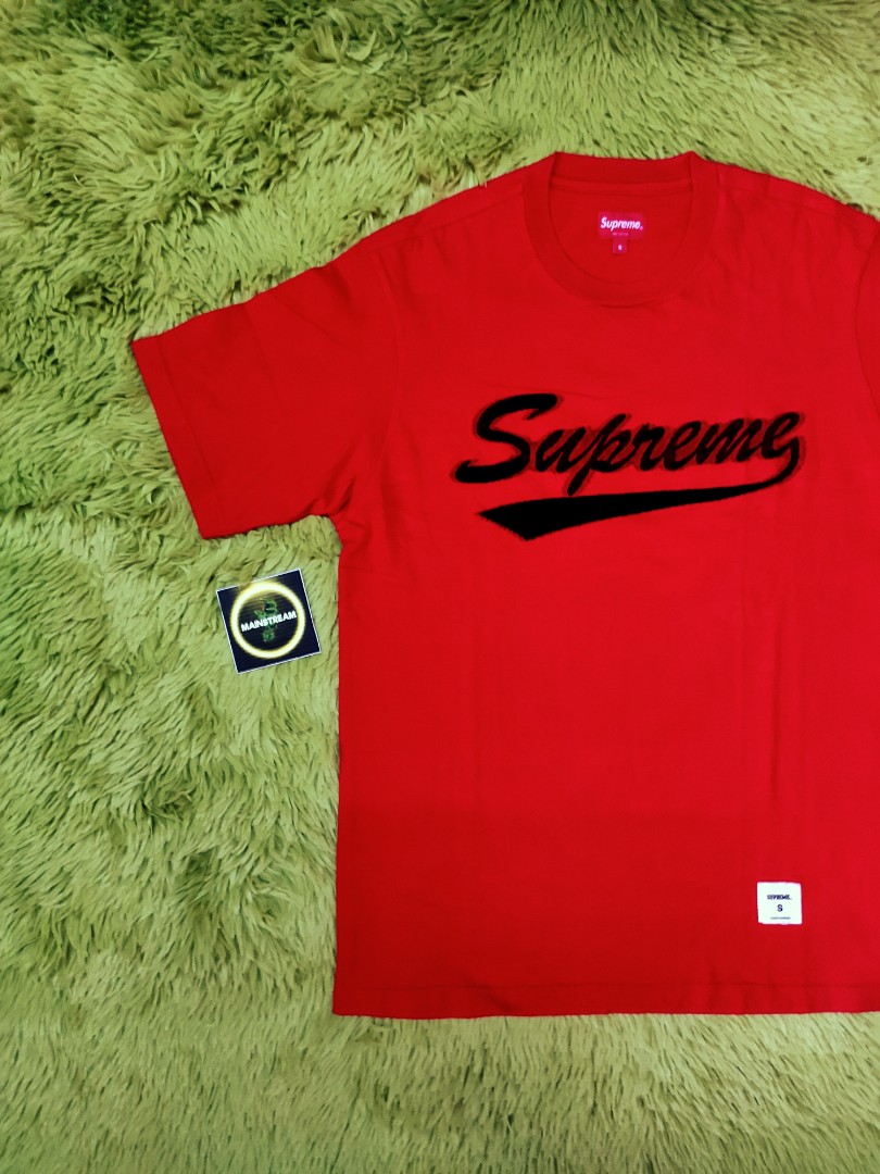 supreme script tee