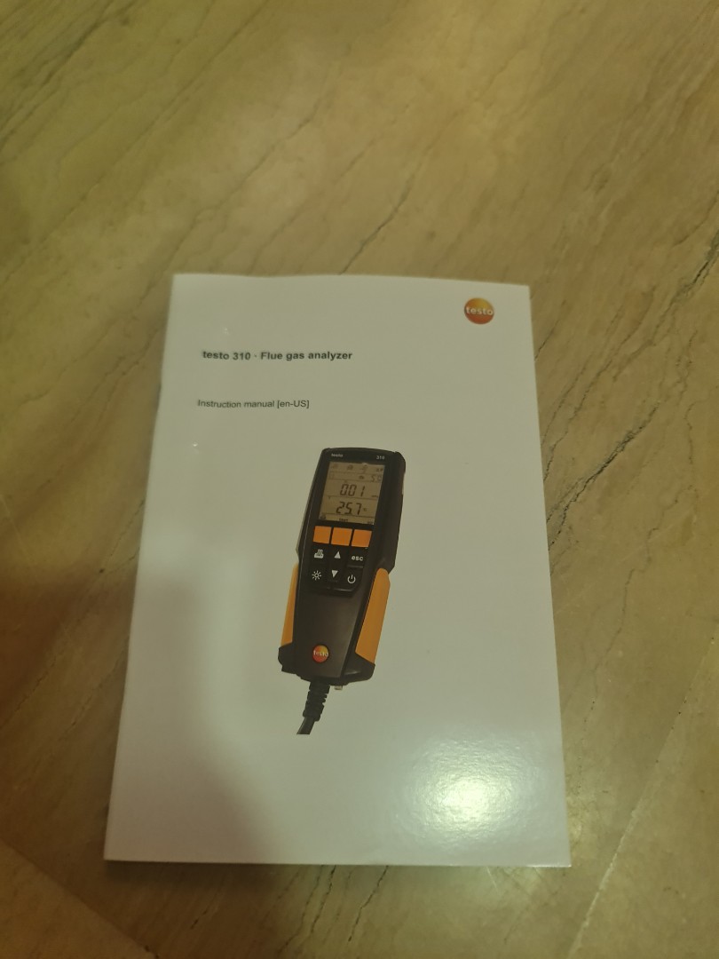 Testo 310 flue gas analyzer, Furniture & Home Living, Home Improvement