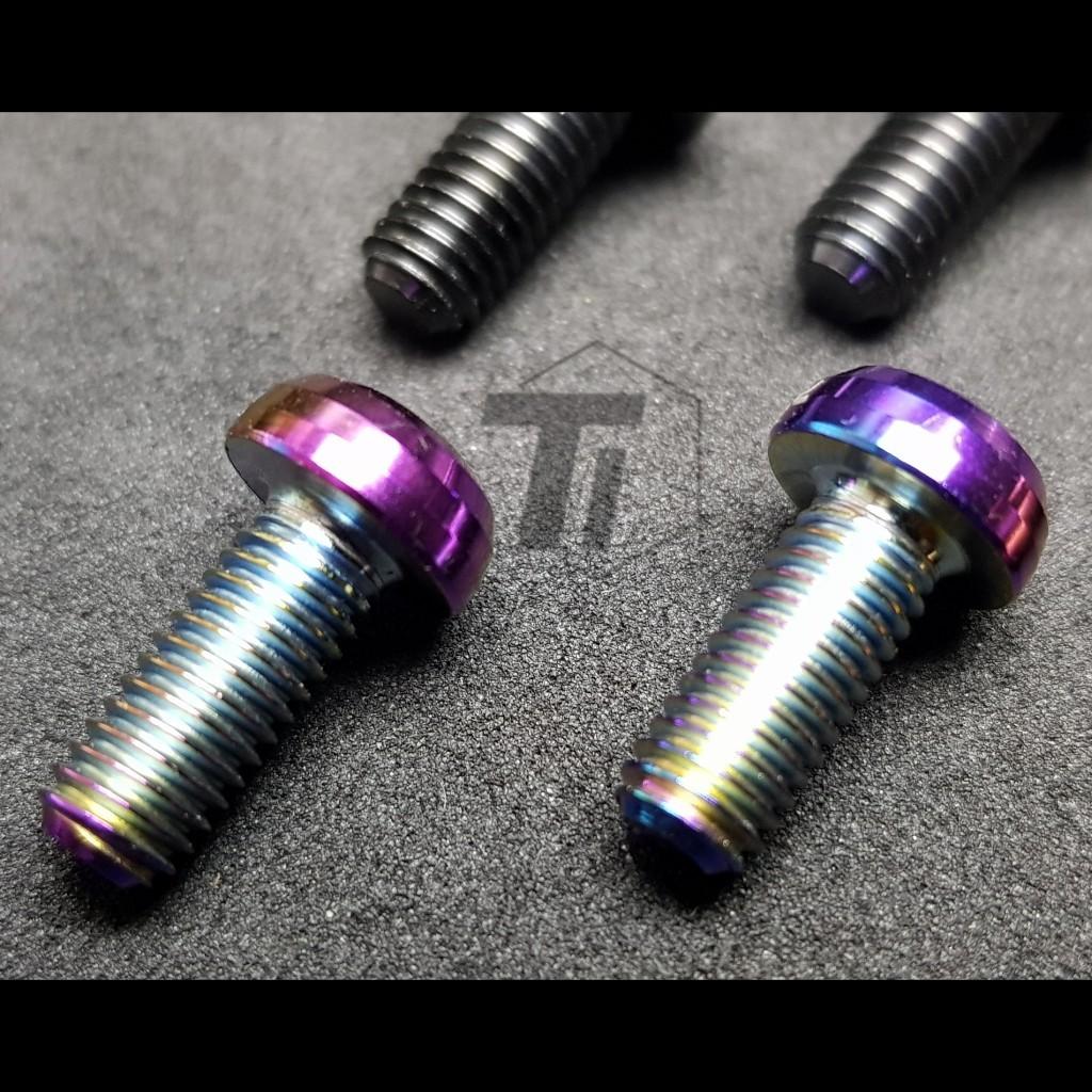 Titanium Bottle Cage Bolt Button Head Titanium Screw Bidon Arundel Mandible DTR Elite Rocko Carbon Tacx Ciro Birzman Uncage Vico Fabric Gripper cage