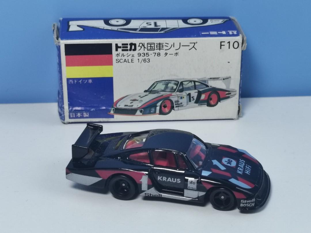 Tomica No. F10-2 PORSCHE 935-78 TURBO black トミカ, 興趣及遊戲