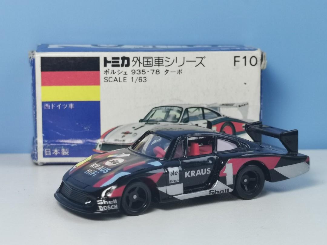 Tomica No. F10-2 PORSCHE 935-78 TURBO black トミカ, 興趣及遊戲