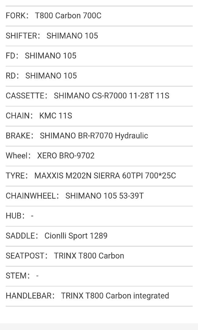 Trinx t800 on sale