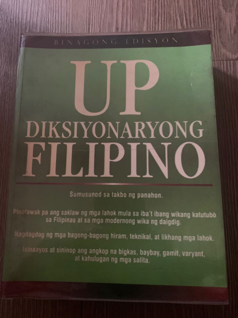 Up Diksiyonaryong Filipino Reference Book Big Filipin 