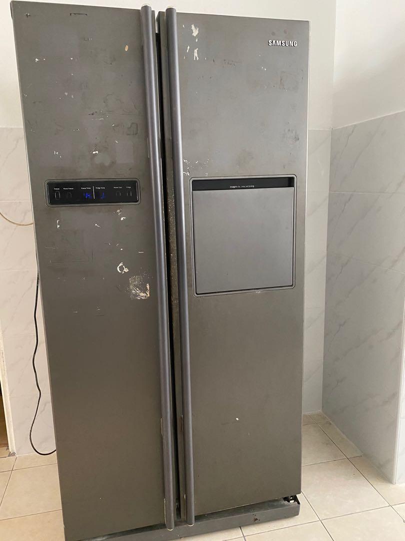 Double door discount fridge used