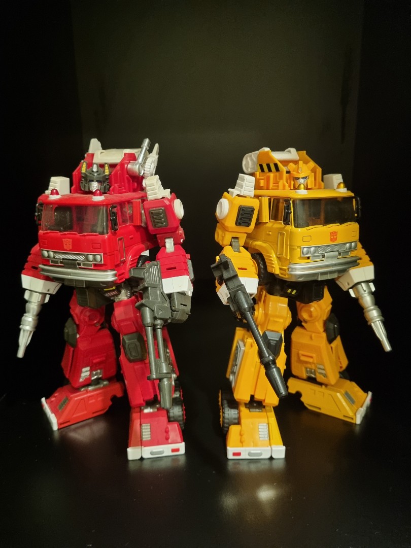 Used TF G1 Inferno and Grapple by MAKETOYS, Hobbies & Toys, Toys