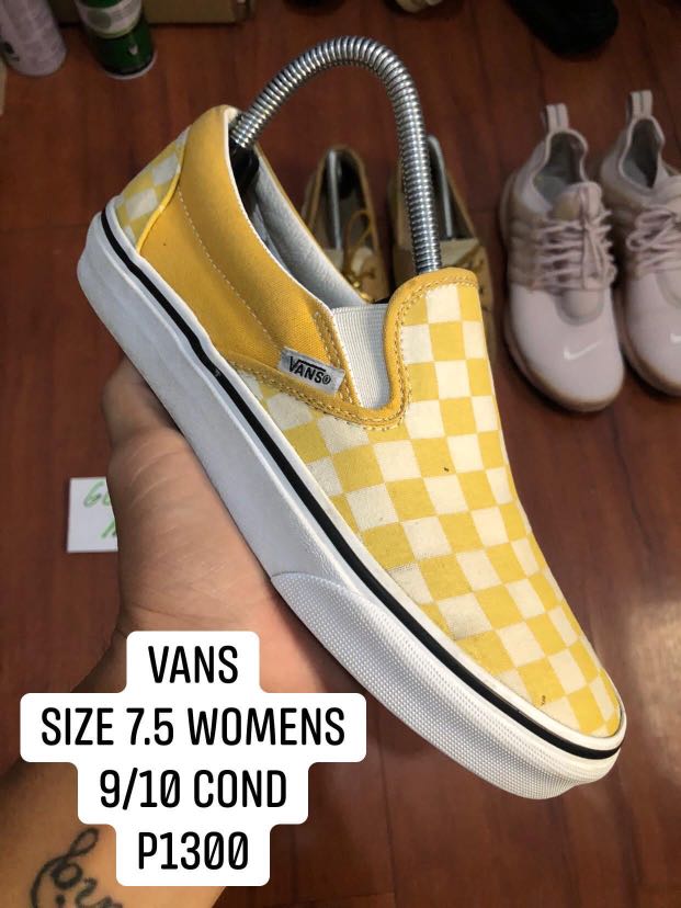 yellow vans size 7