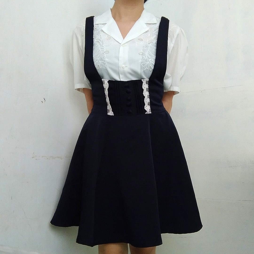 Vintage Jumper Dress Maid Costume