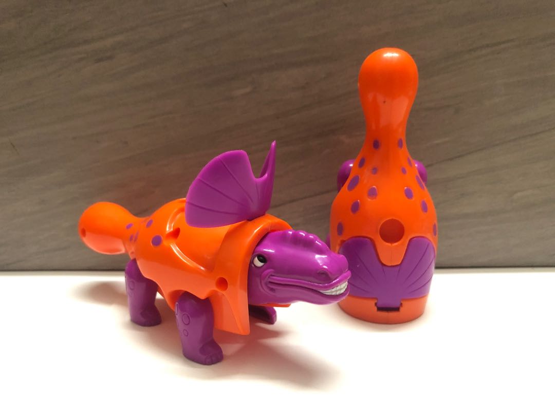 Vintage Kfc Dino Dinosaur Bowling Toy Mainan, Hobbies & Toys