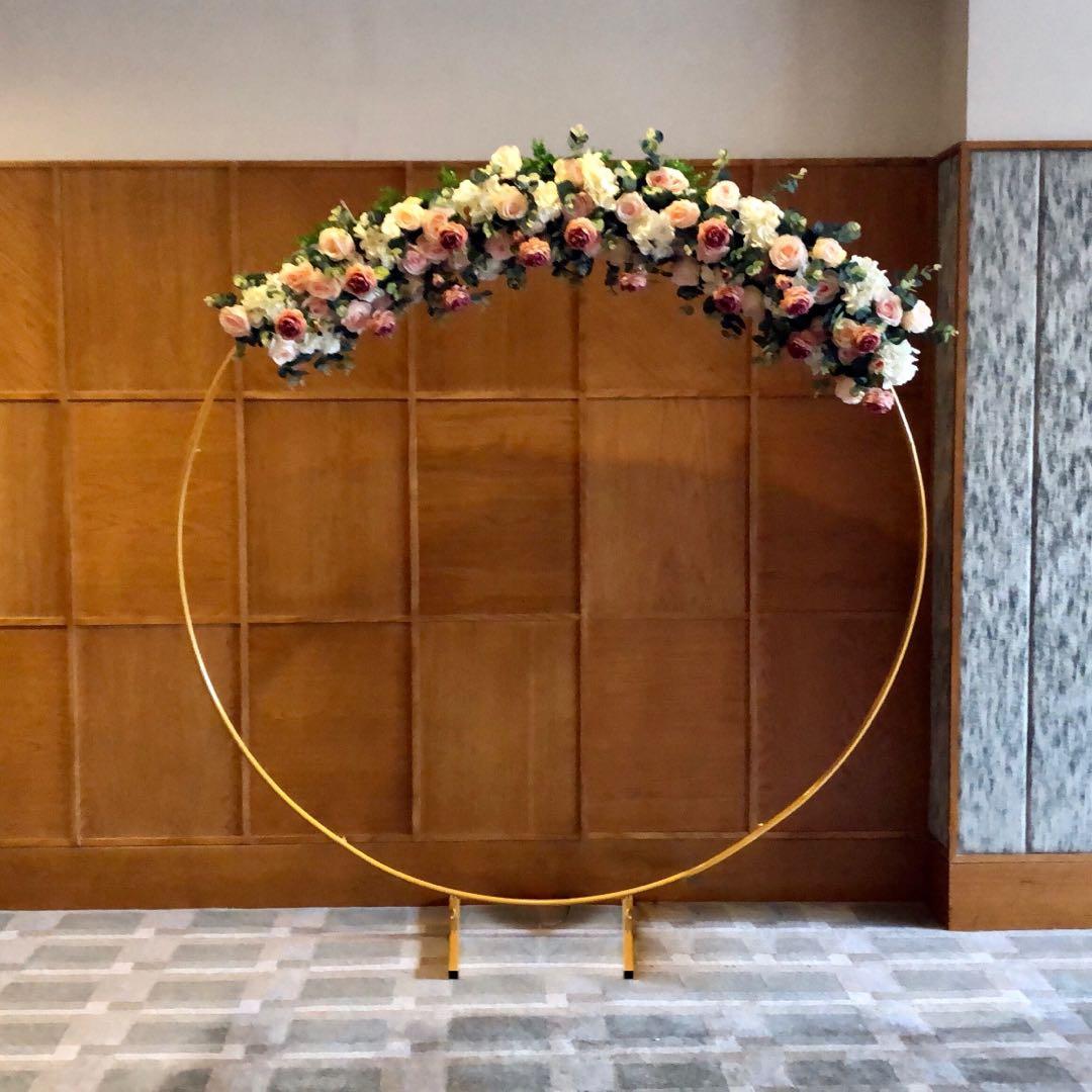 Wedding結婚 婚禮佈置 婚禮背景 絲花拱門flower Arch 興趣及遊戲 手作 自家設計 文具及工藝 節日佈置及裝飾 Carousell