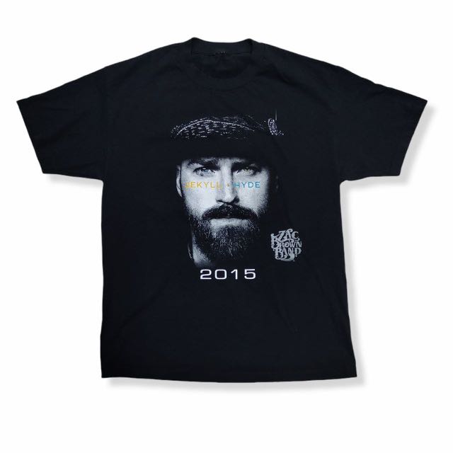 Zack Brown Band Jekyll & Hyde Tour T Shirt 2015, Men's Fashion, Tops