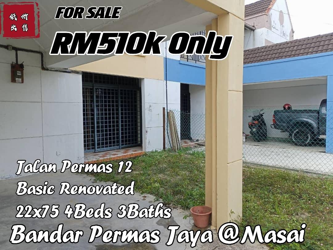 22x75 Bandar Permas Jaya Jalan Permas 12 Masai Johor Bahru For Sale Property For Sale On Carousell