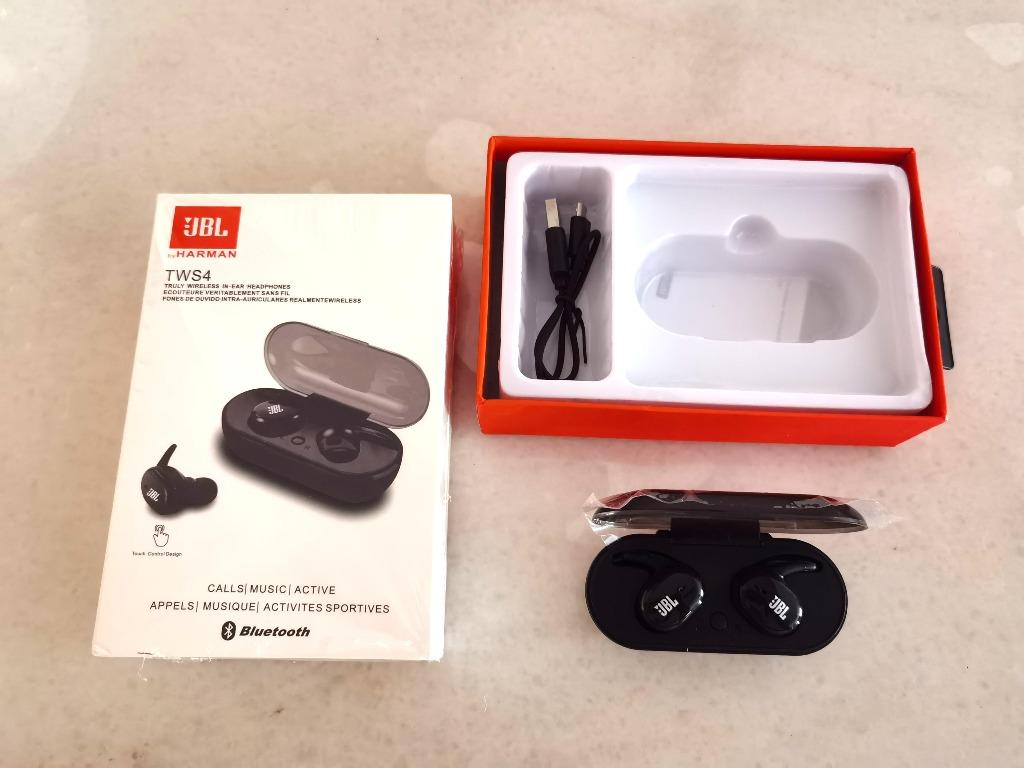 Jbl by harman tws4 best sale wireless bluetooth headphones earbuds