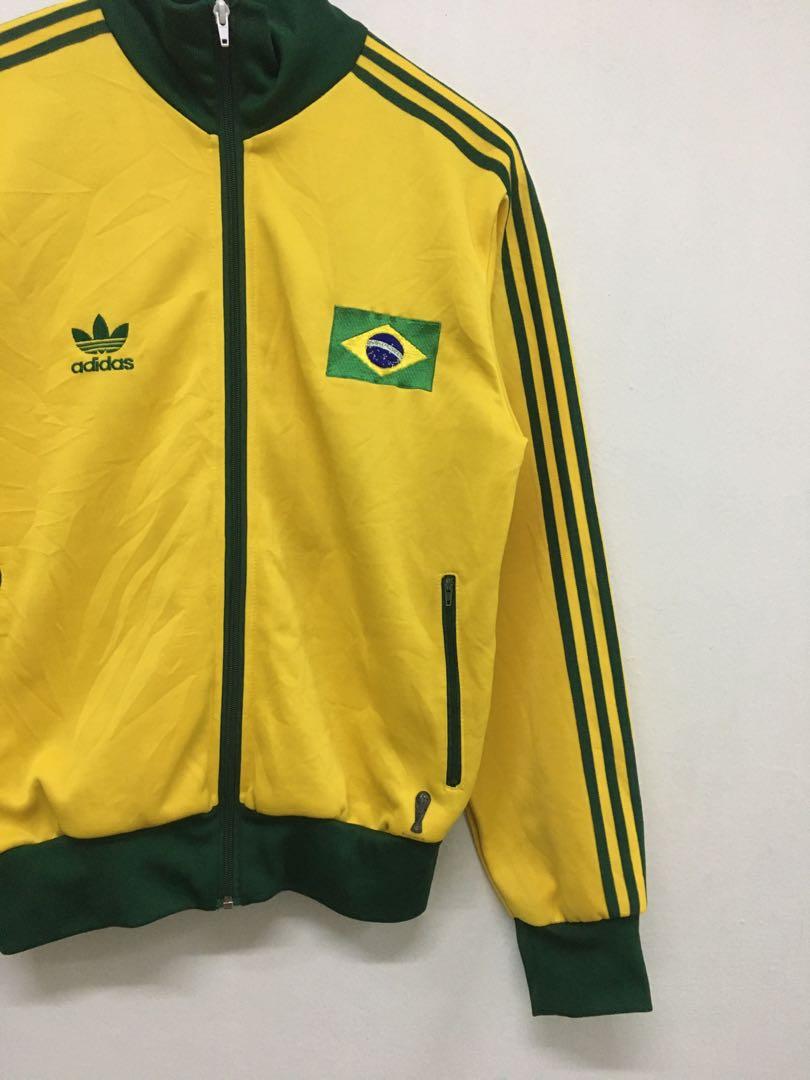 Adidas brazil Tracktop Jacket, Men's Fashion, Tops & Sets, Hoodies