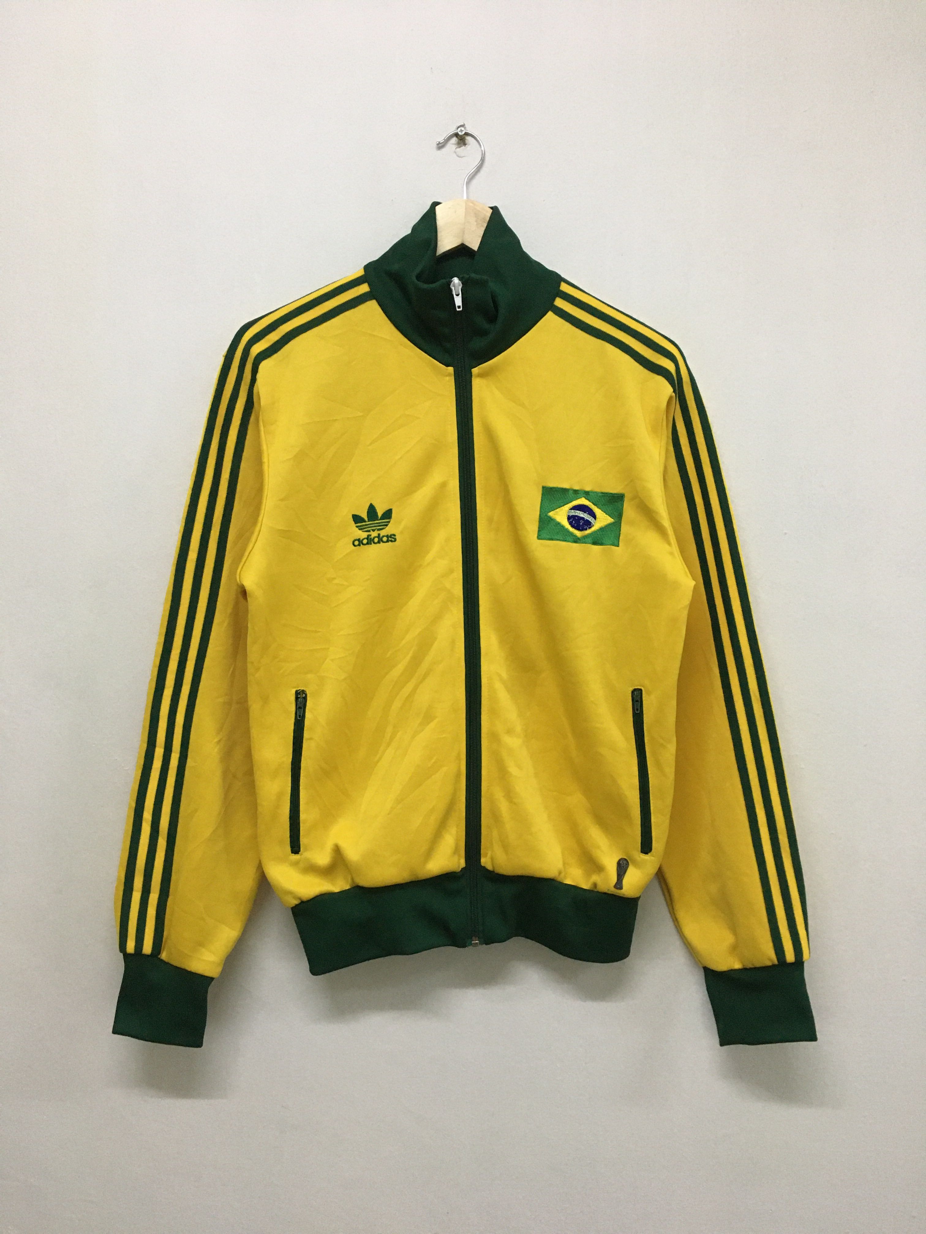 Adidas brazil Tracktop Jacket, Men's Fashion, Tops & Sets, Hoodies on  Carousell